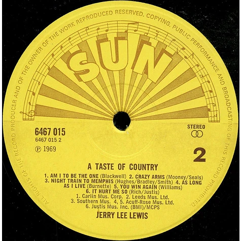 Jerry Lee Lewis - A Taste Of Country