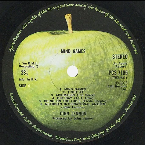 John Lennon - Mind Games