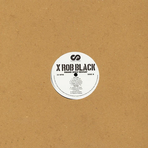 xRob Black - Grand Shelf Reggay Limited Screen Printed Edition
