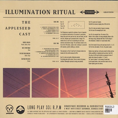 The Appleseed Cast - Illumination Ritual
