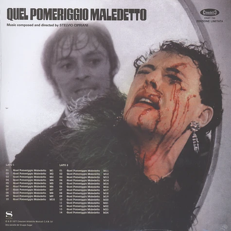 Stelvio Cipriani - OST Quel Pomeriggio Maledetto Limited Colored Edition