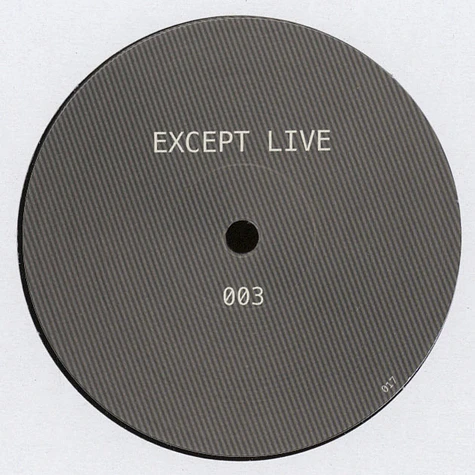 Except Live - 003