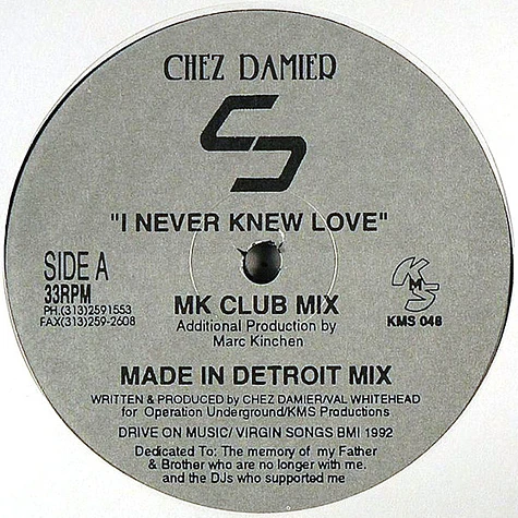 Chez Damier - I Never Knew Love