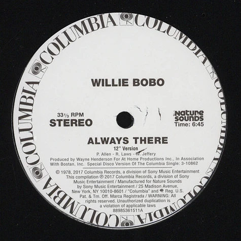 Willie Bobo - Always There / Always There Kon Remix