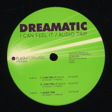 Dreamatic - I Can Feel It / Audio Trip Marbled Vinyl Edition