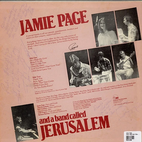 Jamie Page - Jamie Page And A Band Called Jerusalem