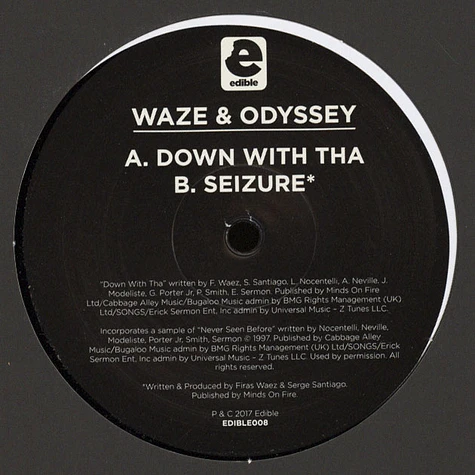 Waze & Odyssey - Down With Tha