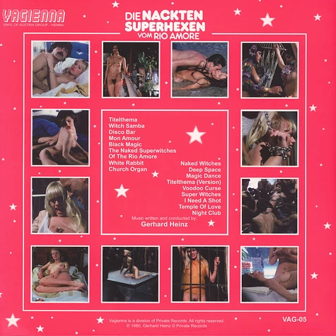 Gerhard Heinz - OST Die Nackten Superhexen Vom Rio Amore Black Vinyl Edition