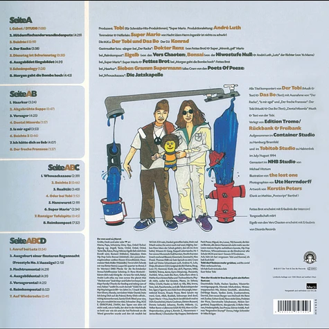 Der Tobi & Das Bo - Genie Und Wahnsinn Liegen Dicht Beieinander White Vinyl Edition