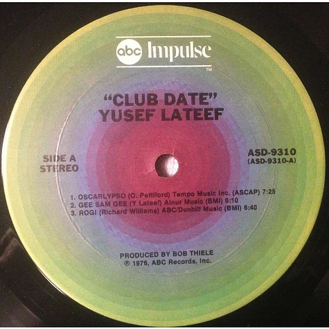 Yusef Lateef - Club Date
