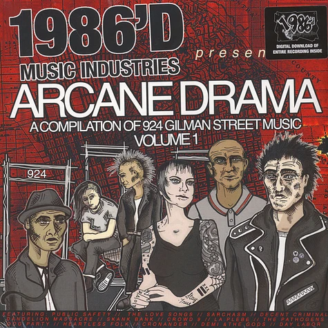 V.A. - Arcane Drama: A Compilation Of 924 Gilman Music, Volume 1