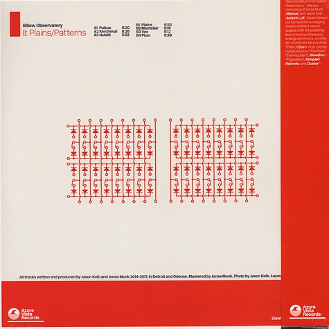 Billow Observatory - II: Plains / Patterns