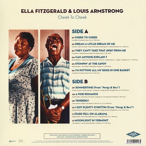 Ella Fitzgerald & Louis Armstrong - Cheek To Cheek