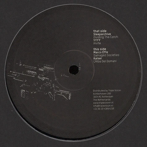 Sleeparchive / YYYY / Marco Effe / Kaiser - Dividing The Catch EP