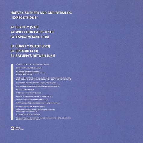 Harvey Sutherland & Bermuda - Expectations LP