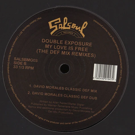 Double Exposure - My Love Is Free