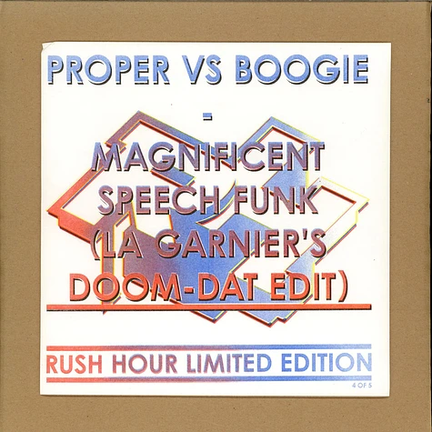 San Proper vs Olivier Boogie - Magnificent Speech Funk (La Garnier's Doom - Dat Edit)