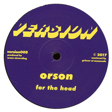Orson - For The Head