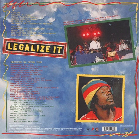 Peter Tosh - Legalize It Pot Scented Edition