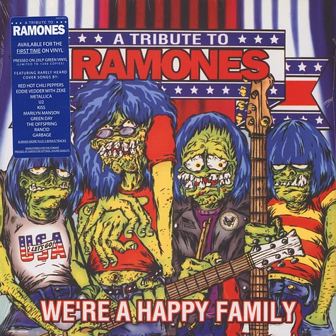 V.A. - A Tribute To Ramones: We're A Happy Family Colored Vinyl Edition