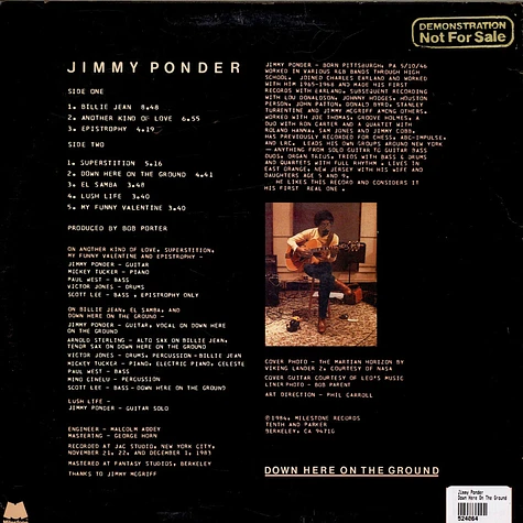 Jimmy Ponder - Down Here On The Ground