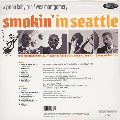 Wes Montgomery with The Winton Kelly Trio - Smokin In Seattle: Live At The Penthouse: 1966