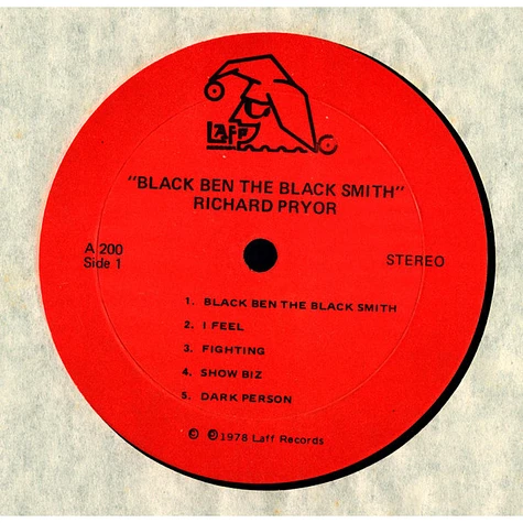 Richard Pryor - Black Ben The Blacksmith