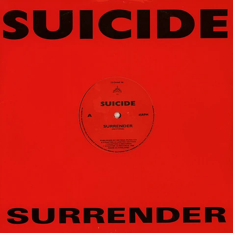 Suicide - Surrender