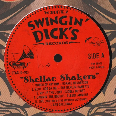 V.A. - Swingin' Dick's Shellac Shakers Volume 02 : Hot Jive, Jumpin' Jazz & Big Band R&B 78rpms