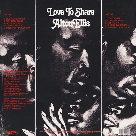 Alton Ellis - Love To Share