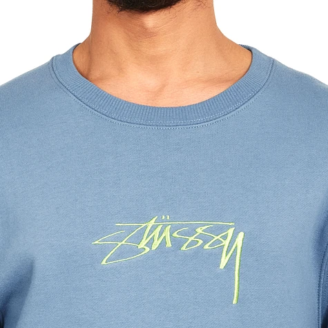 Stüssy - Smooth Stock Applique Crewneck Sweater