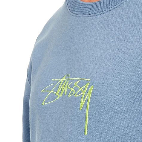 Stüssy - Smooth Stock Applique Crewneck Sweater