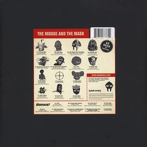 Dangerdoom (Danger Mouse & MF DOOM) - The Mouse & The Mask Official Metalface Version