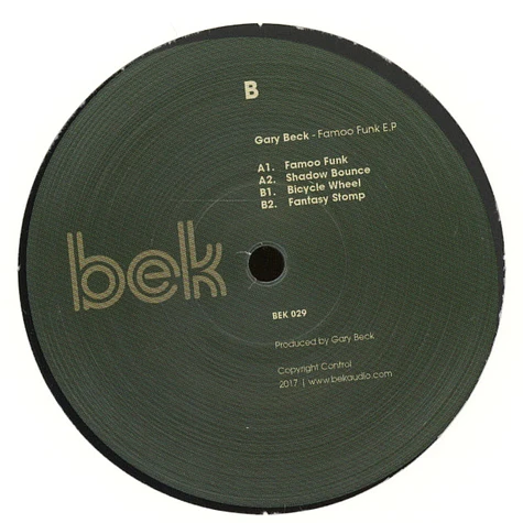 Gary Beck - Famoo Funk EP