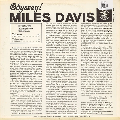 Miles Davis - Odyssey!