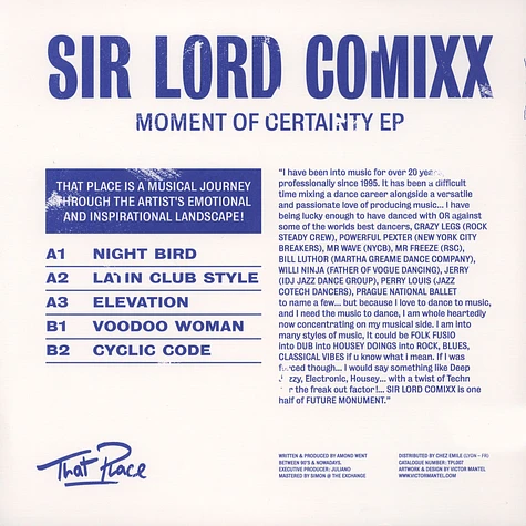 Sir Lord Comixx - Moment Of Certainty