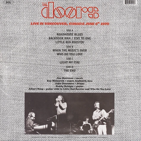 The Doors - Live in Vancouver CAD, June 6th 1970