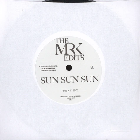 Mr. K - City / Sun Sun Sun