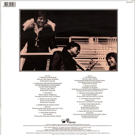 Emerson, Lake & Palmer - Works Volume 2
