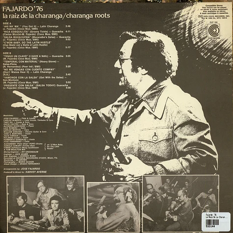 Fajardo '76 - La Raiz De La Charanga - "Charanga Roots"