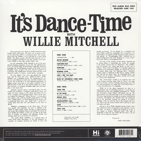 Willie Mitchell - It's Dance Time