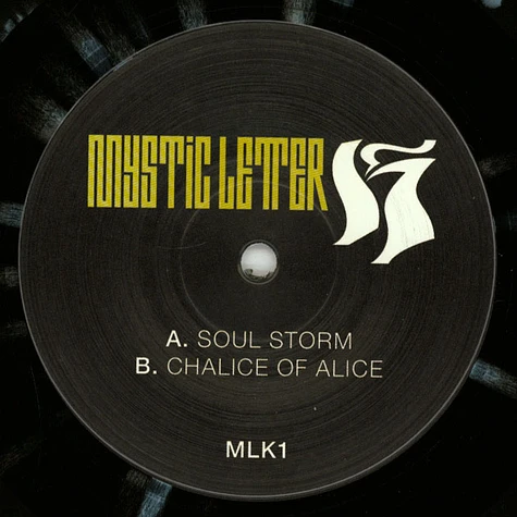 Mystic Letter K (Cari Lekebusch) - Soul Storm Black White Splatter Vinyl Edition