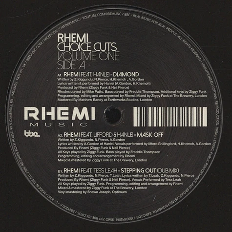 Rhemi - Choice Cuts Volume 1