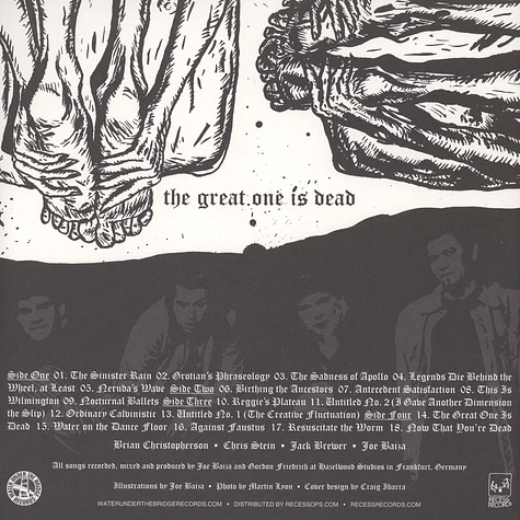 Saccharine Trust - The Great One Is Dead / Water Under The Bridge