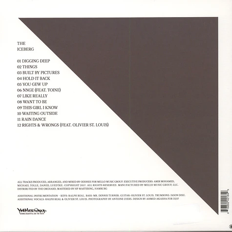 Oddisee - The Iceberg Clear Vinyl Edition