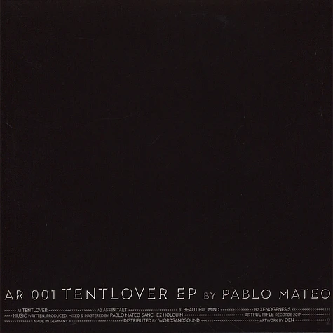 Pablo Mateo - Tentlover EP