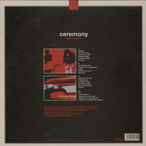 Ceremony - Safranin Sounds