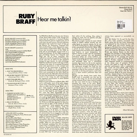 Ruby Braff - Hear Me Talkin'