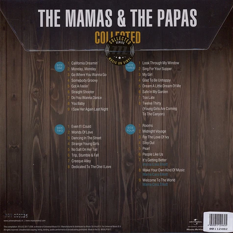 Mamas & The Papas, The - Collected Yellow Vinyl Edition