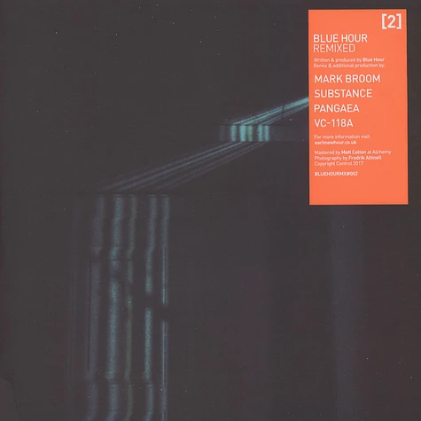 Pangaea / Mark Broom / Substance & Vc-118A - Blue Hour Remixed 2